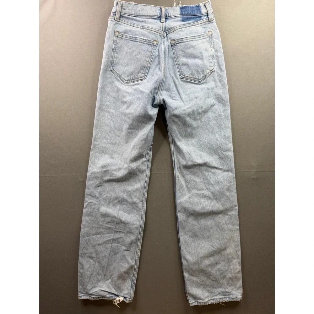 Abercrombie & Fitch The 90s Relaxed Jean Women's Light Wash High Rise 27x30